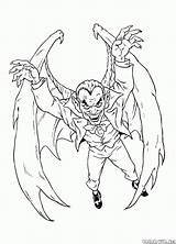 Dracula Vampire Colorkid Stampare sketch template
