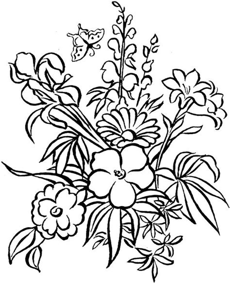 printable adult coloring pages flower coloring pages