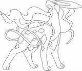 Suicune Lineart Deviantart Sulfura sketch template