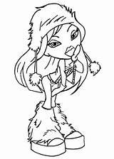 Bratz Wintery sketch template