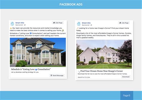 real estate facebook ads examples  inspire