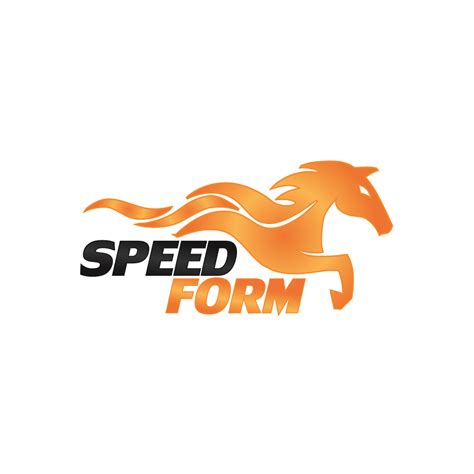 bold professional racing logo design  speed form  naud design