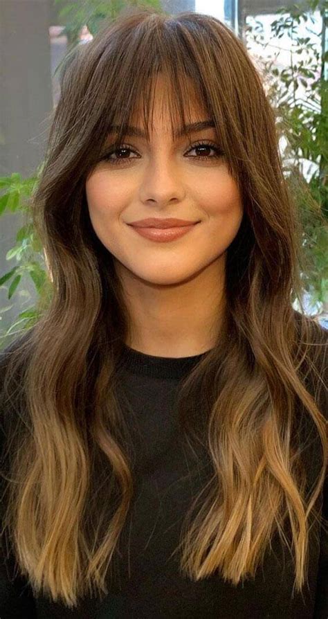 25 Cutest Long Layered Hair With Bangs For 2023