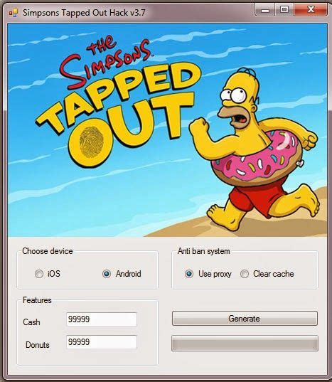 simpsons tapped  donut hack cheat  hack  ios games  games springfield