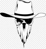Bandana Cowboys Skulls Koboi Pinclipart Topi Creepy Ruerea Chapeau Clipartmag Webstockreview Sickboy sketch template