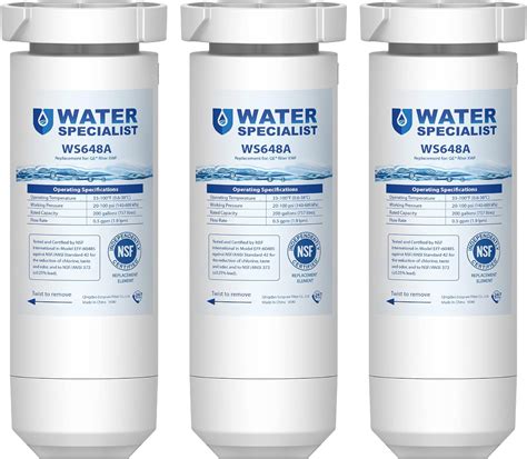 Waterspecialist Xwf Nsf Certified Refrigerator Water Filter
