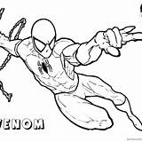 Venom Lineart sketch template