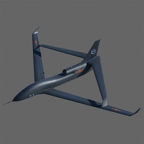 chinese soar dragon drone  model cgtrader