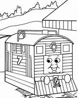 Coloring Thomas Train Pages Printable Comments sketch template