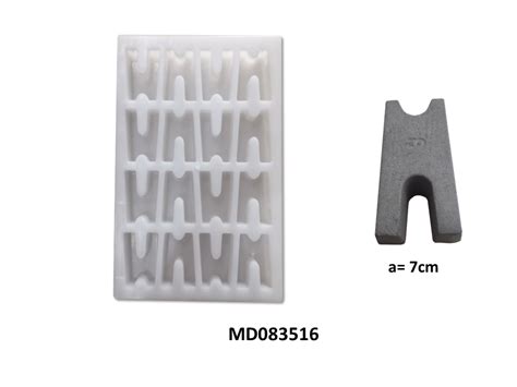 mold   shaped concrete spacer
