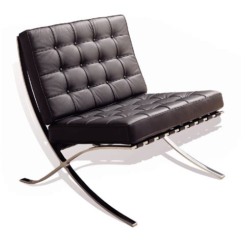 barcelona chair  leatherette lounge chairs lobby furniture