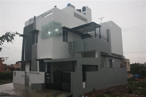 House Designs Bangalore - Front Elevation by Ashwin