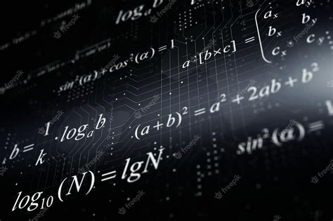 premium photo education  math science concept  perspective
