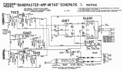 prowess amplifiers fender schematics bandmaster ab schematic
