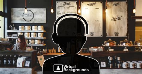 coffee shop virtual backgrounds