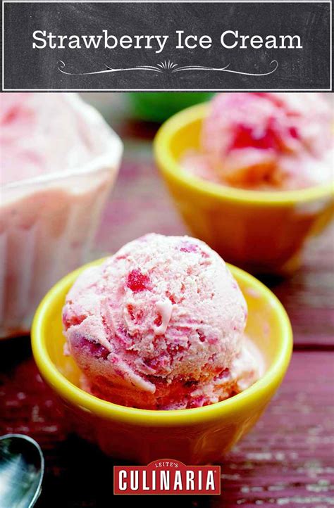 strawberry ice cream recipe leites culinaria