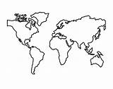 Continents Coloringonly sketch template