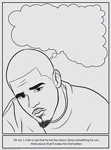 Coloring Pages Rap Bun Activity Tumblr Cole Adults Book Colouring Books Adult Hip Sheets Google Hop Jumbo Nas sketch template