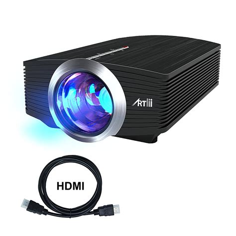 home theater projector artlii video  projector   lumens hd led projector
