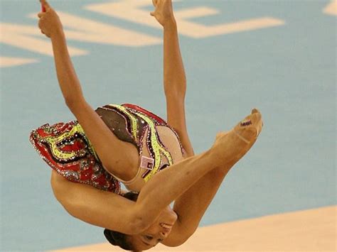 Photos Of Rhythmic Gymnasts Who Look Like They Have No