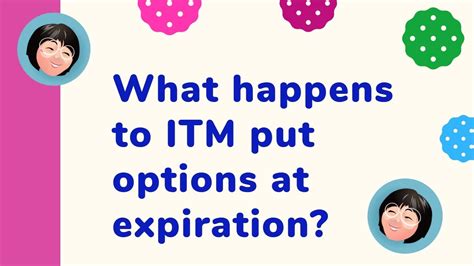 options lesson      money put options  expiration