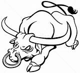 Carabao Bulls Toro Stier Boze Verärgertes Charging Angry Klassische Illustrazioni Webstockreview Touro Clipartmag sketch template