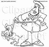 Dog Catcher Leash Pooch Lineart Cartoon Djart Clipart sketch template