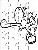 Jigsaw Mario Bros Puppet Drawing Puzzles Cut Super Getdrawings Coloring Pages Choose Board sketch template