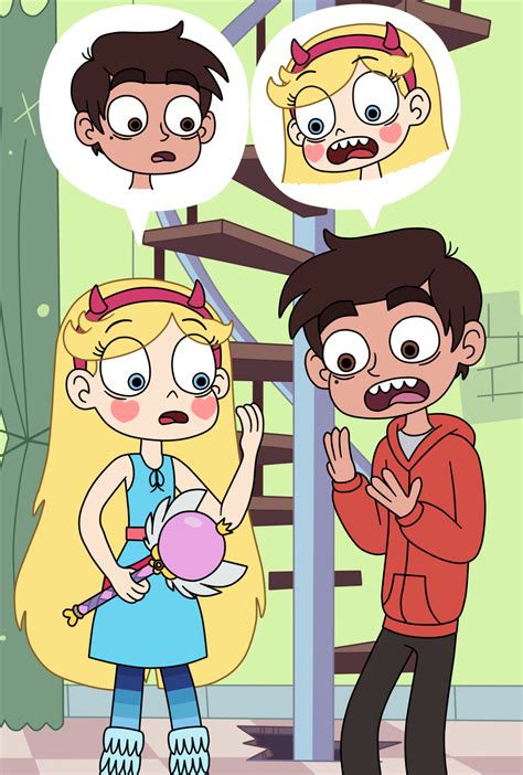 star butterfly and marco diaz in a body swap by deaf machbot on deviantart