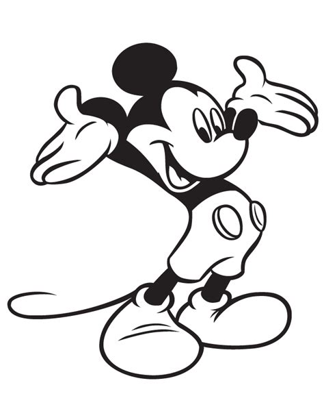 mickey mouse coloring pages  dr odd