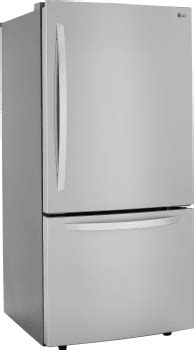 lg lrdcss   freestanding bottom freezer refrigerator   cu ft capacity door