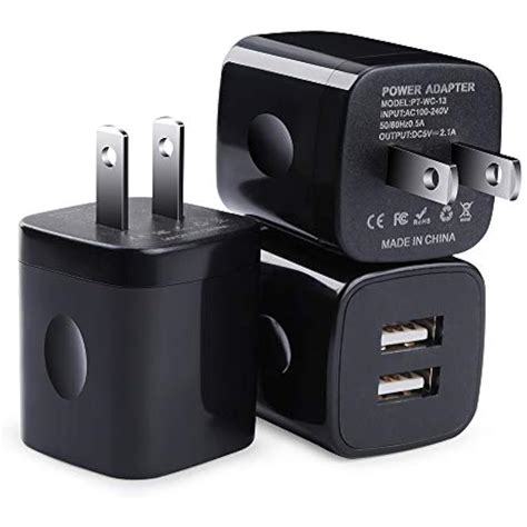 usb wall charger charging block pack dual port  brick base cube plug box ebay