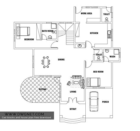 house plans autocad    design idea