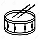 Drum Snare Clipart Line Drawing Drums Bass Instrument Drumsticks Musical Clip Marching Side Getdrawings Clipartmag Sticks sketch template