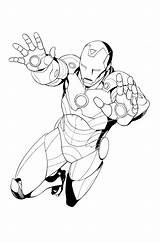 Iron Man Coloring Clip Ironman Clipart Pages Inks Armored Adventures Colorare Da Book Colors Cliparts Robertatkins Package Line Atkins Robert sketch template