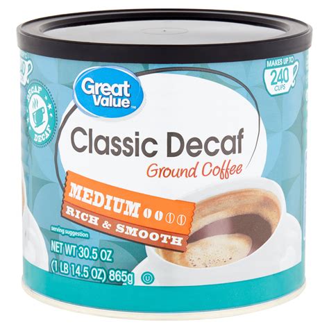 great  classic decaf medium ground coffee  oz walmartcom