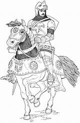 Coloring Pages Horse Visit Knights Cool sketch template