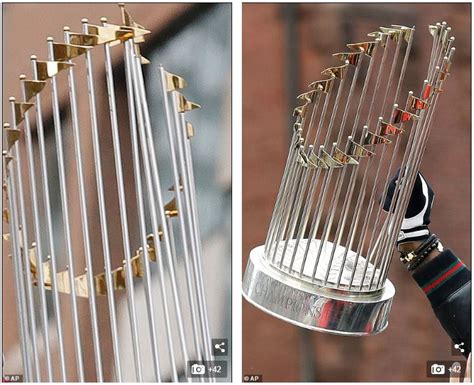 For The First Time Ever The World Series Trophy Is Broken