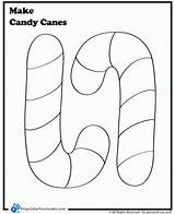 Candy Cane Coloring Pages Canes Printable Kids Template Crafts Make Christmas Preschool Color Preschoolers Projects Templates Felt Cute Craft Pattern sketch template