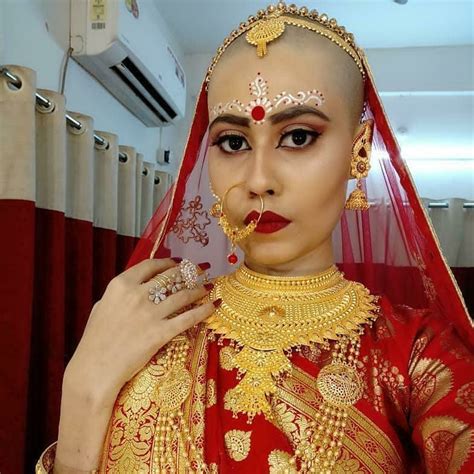 pin by traditional 81 on bald n beautiful indian girls