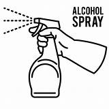 Spray Disinfectant Spraying Sanitizer Hand Alcohol Bottle Virus Coronavirus Illustrations Dispenser Antibacterial Anti Vector Infection Prevent Icon Illustration Stock Clip sketch template