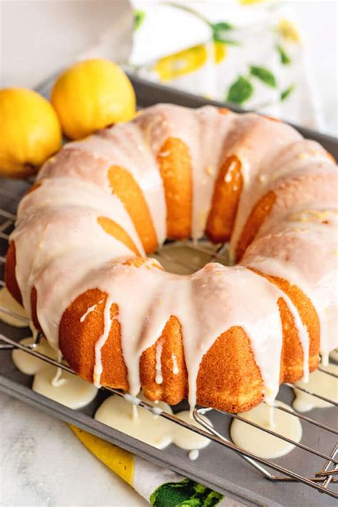lemon bundt cakebest  easy dessert recipes