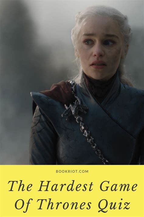 Can You Be The Grand Maester The Hardest Game Of Thrones Quiz With