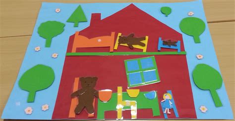 boucle d or et les trois ours jeu de langage avec les éléments de la maison et les personnages