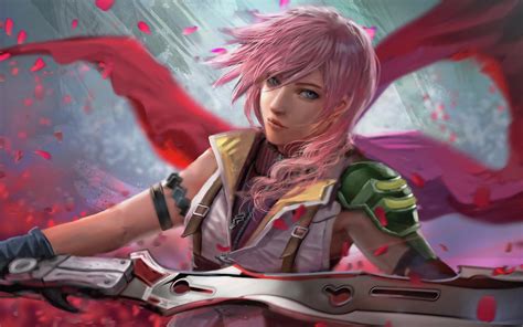 lightning female characters final fantasy xiii protagonist final