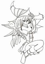 Magician Dark Coloring Pages Girl Getcolorings sketch template