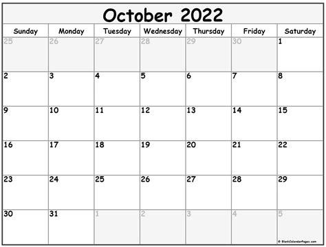 october  calendar  printable calendar templates october