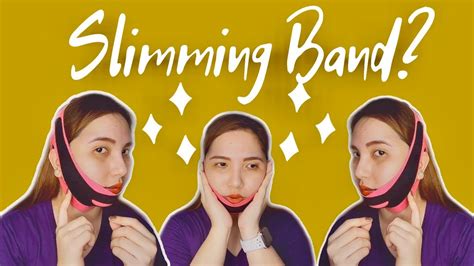 Pumayat Yung Mukha Ko Face Slimming Band Lift Marotanya Vlog Youtube