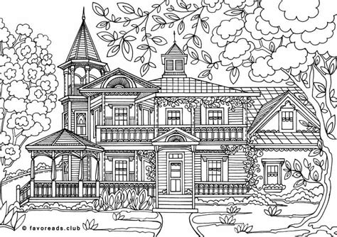 authentic architecture mansion favoreads coloring club