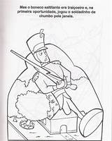 Soldadinho Chumbo Pintar Espacoeducar Historias Infantis sketch template